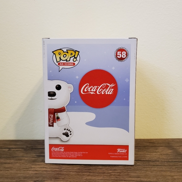 Coca-Cola Polar Bear Funko Pop Ad Icon #58 - Picture 5 of 9